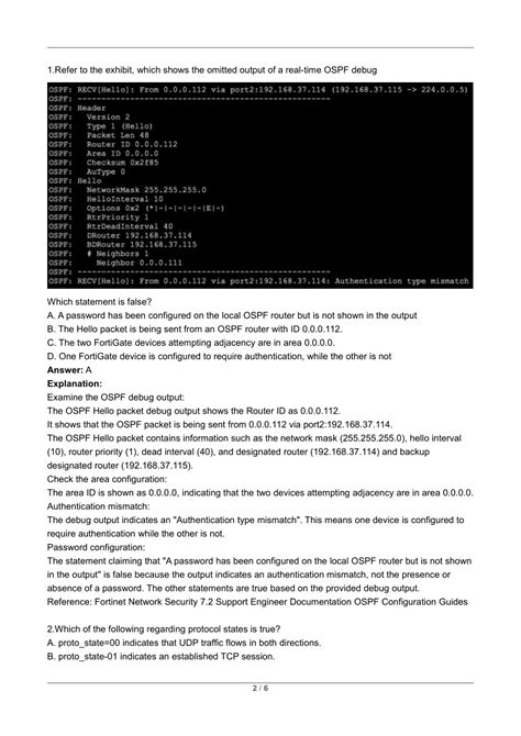 NSE7_NST-7.2 Prüfungsfrage