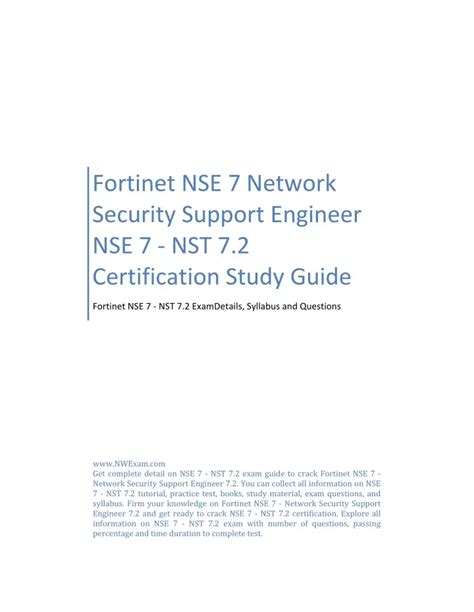 NSE7_NST-7.2 Zertifizierungsprüfung