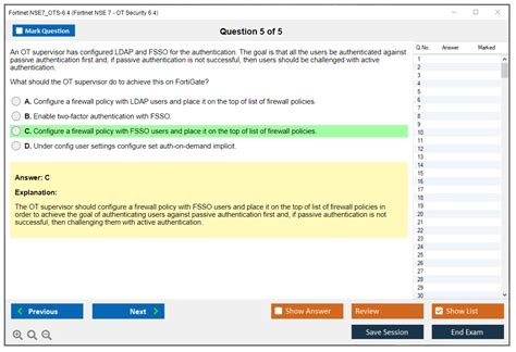 NSE7_OTS-6.4 Exam Fragen