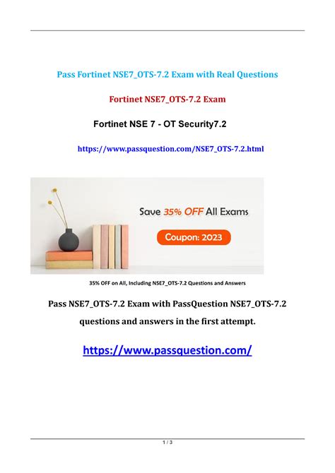 NSE7_OTS-7.2 Prüfungsinformationen