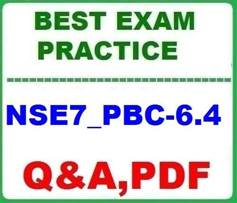 NSE7_PBC-6.4 Cert Exam