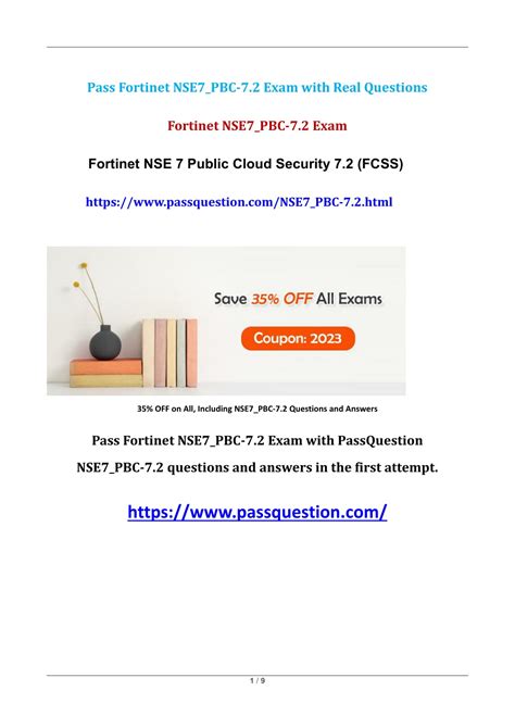 NSE7_PBC-7.2 Detailed Study Plan