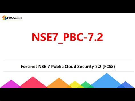 NSE7_PBC-7.2 Unterlage