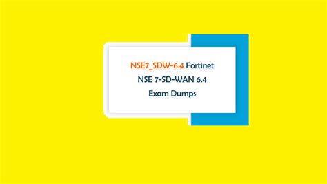NSE7_SDW-6.4 Lernressourcen