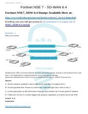 NSE7_SDW-6.4 PDF Demo