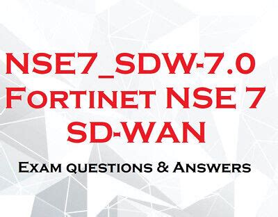 NSE7_SDW-7.0 Exam