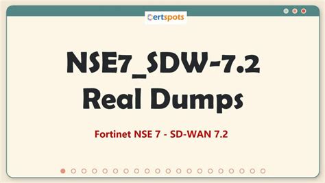 NSE7_SDW-7.2 Dumps