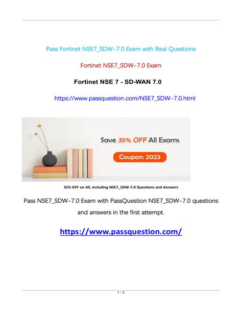 NSE7_SDW-7.2 PDF Testsoftware