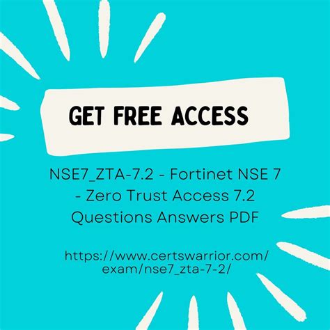 NSE7_ZTA-7.2 Zertifikatsfragen