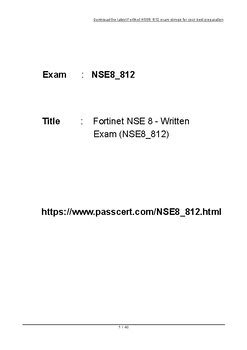 NSE8_812 PDF