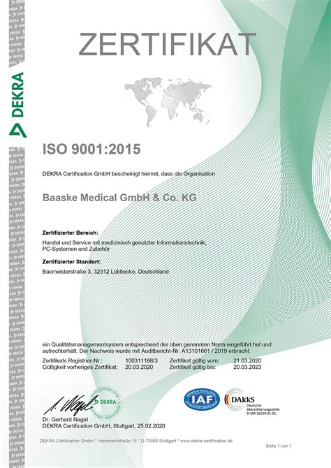 NSK100 Zertifizierung