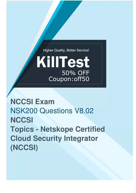 NSK200 Online Test