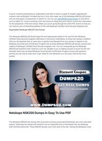 NSK200 PDF Demo