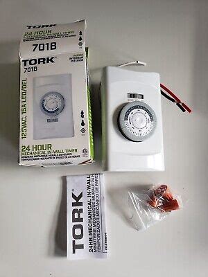 NSi Industries 701B TORK in-Wall Time Switch Box Damage New Timer …