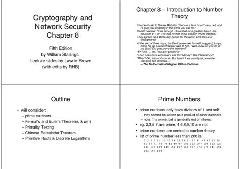Number Theory In Cryptography And Network Security - wintechmobiles.com
