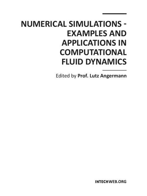Numerical Simulations Examples and Applications in Computational Fluid ... - muktibox.com