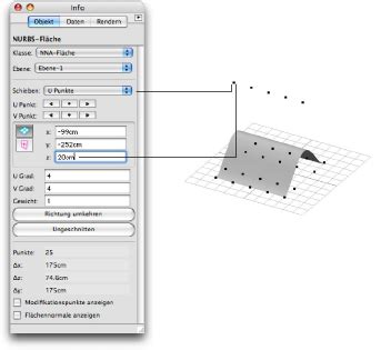 NURBS-Fläche anlegen - vectorworks-hilfe.computerworks.eu