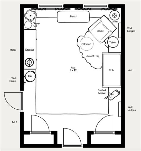 Nursery Design and Layout - raincitystudios.com