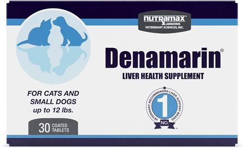 NUTRAMAX Denamarin Tablets for Cats & Small Dogs, 30 count
