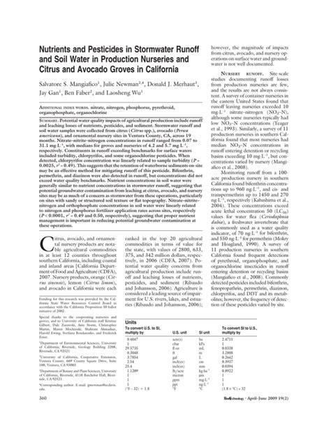 Nutrients and Pesticides in Stormwater Runoff and Soil Water in ... - raincitystudios.com