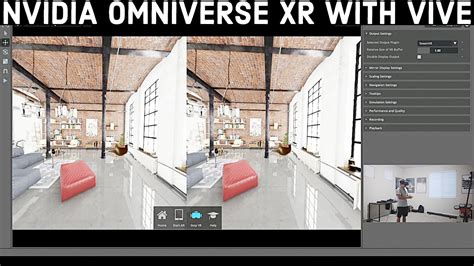 NVIDIA Omniverse XR App with HTC Vive Pro - YouTube