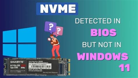 NVMe Detected in BIOS but Not in Windows 11 [Quick Fix] (2025)