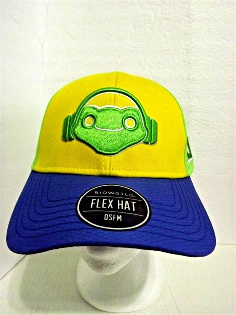 NWT Gamer Hat Bioworld Flex Cap DSFM Overwatch Cap Lucio