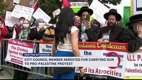NYC council member had gun at pro-Palestinian rally: NYPD