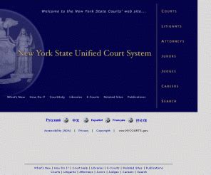 NYCOURTS.GOV - New York State Unified Court System