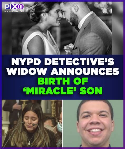NYPD detective's widow announces birth of 'miracle' son