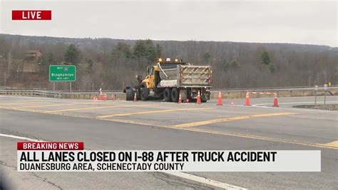 NYSP: Truck carrying natural gas crashes off I-88