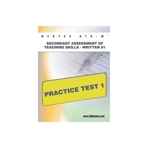 Download Nystce Atsw Secondary Assessment Of Teaching Skills  Written 91 Teacher Certification Test Prep Study Guide By Sharon Wynne