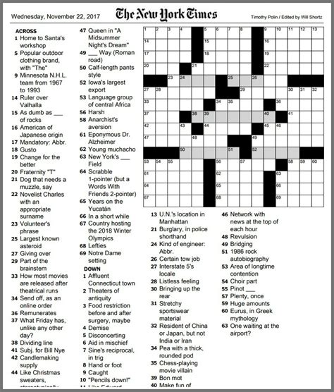 NYT Crossword SUNDAY 03 26 2024 Answers - GameAnswer