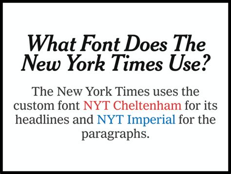 NYT Imperial in use Fonts In Use