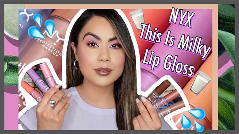 NYX This Is Milky Gloss Lip Gloss Review - Katching up with kitty