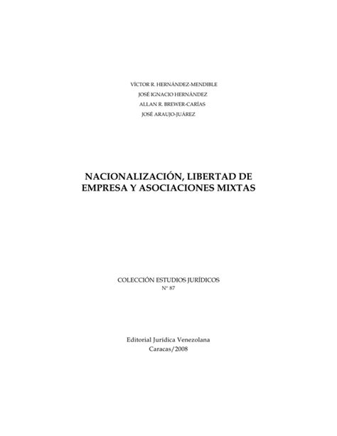 Nacionalización, libertad de empresa y asociaciones mixtas. - Manuale dell'utente di onkyo skw 100.