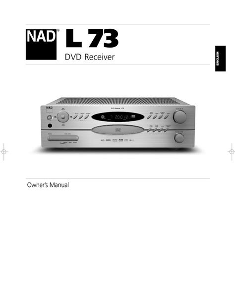 Nad l73 av receiver product manual. - 1994 acura vigor sway bar link manual.