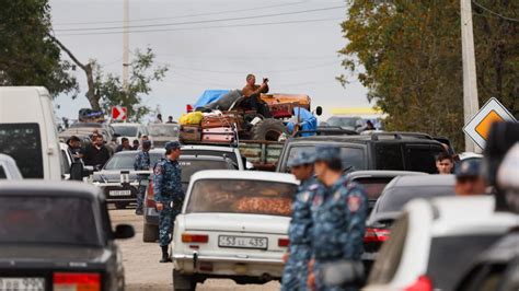 Nagorno-Karabakh evacuations begin as Armenia warns of ‘ethnic cleansing’