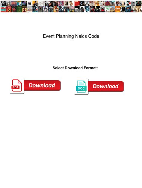 2024 Naics Code For Event Planning. When completing form t