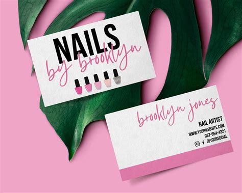 Nail Business Card Ideas - Etsy