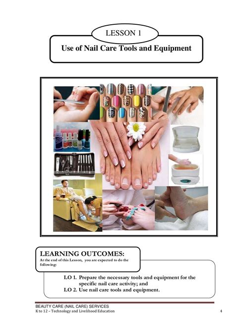 Nail Care Learning Module K-12 - SlideShare