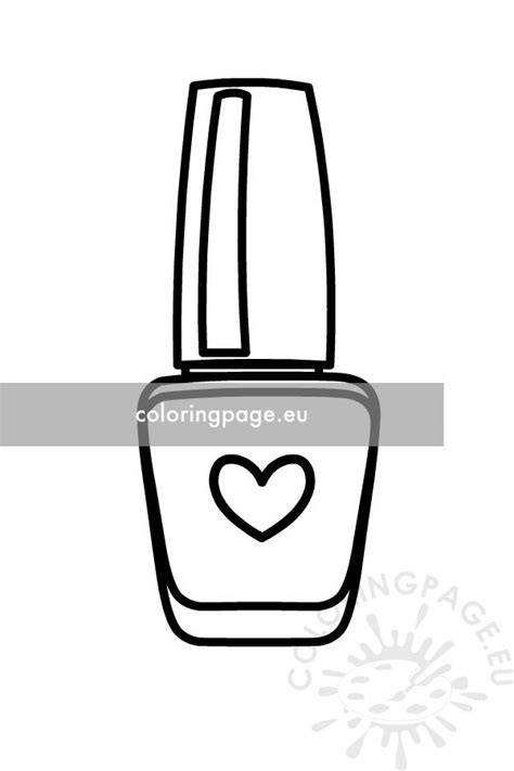 Nail Polish Coloring Page