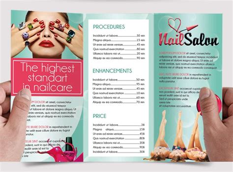 Nail Salon Brochure Template