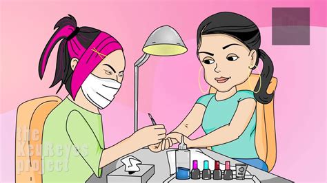 Manicure cartoons and comics. Nail the humor with our collection of manicure cartoons! Whether you need funny illustrations for nail salons, beauty blogs, or social media, CartoonStock.com has the perfect manicure cartoons to give your content a polished look. So sit back, relax, and let the laughter shine!. 