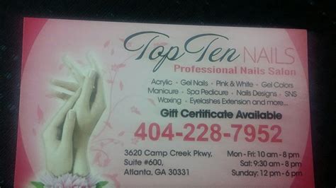 Nail salon on camp creek. Things To Know About Nail salon on camp creek. 