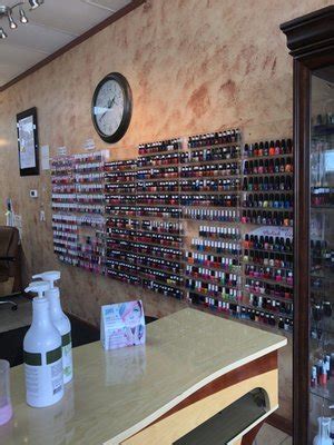 Specialties: Acrylic and gel nails, gel polish, waxing, eyelash extensions (ranging from $135-$15) Murad facials, Lash lift & tint Colors, cuts, perms, style's, pedicures, CBD & Murad products and more! Established in 1995. We are a full service salon, specializing in hair (color, perms, extensions), nails (manicures, pedicures, acrylic, gel), waxing, eyelash …