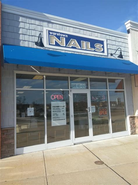 $$ • Nail Salons 9 Lighthouse Dr, Waretown, NJ 08758 . Reviews for Bayside Nails Write a review. Nov 2023. Love bayside nails & the whole team. They treat me like family & I love their energy. Some nail salons can be so stuck up and snooty, but not bayside. Love y'all!Services: Nail art ... Waretown nails - 501 US-9 site 710, Waretown .... 
