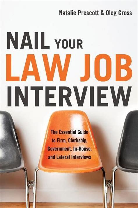 Nail your law job interview the essential guide to firm clerkship government in house and lateral interviews. - Cuando alicia atraveso el espejo (los libros de boris).