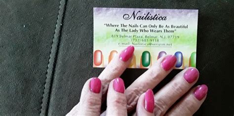 Nailistica. Top 10 Best Nail Salons in Neptune Township, NJ - April 2024 - Yelp - Luxx Nails & Beauty Bar, Nails by Ginny, Nailistica, Beachside Spa, Lucent Nails & Spa, Salon Tsunami, Rock Nails N Spa, Pro Nails, NailZone II, RockStar Nails N Spa 