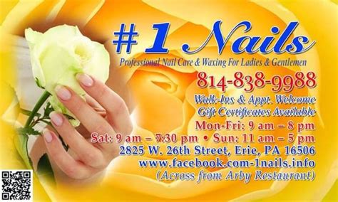 Nails in erie pa. Love Nails is located at A12, 5630 Peach St in Erie, Pennsylvania 16565. Love Nails can be contacted via phone at 814-866-9717 for pricing, hours and directions. Contact Info 